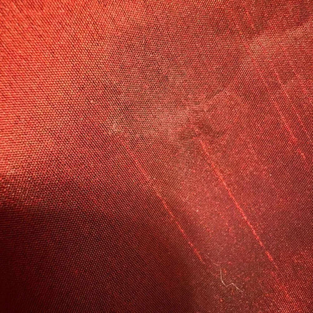 HOME ESSENTIALS Bead Fringe Table Runner Burgundy Maroon Red 68” Length